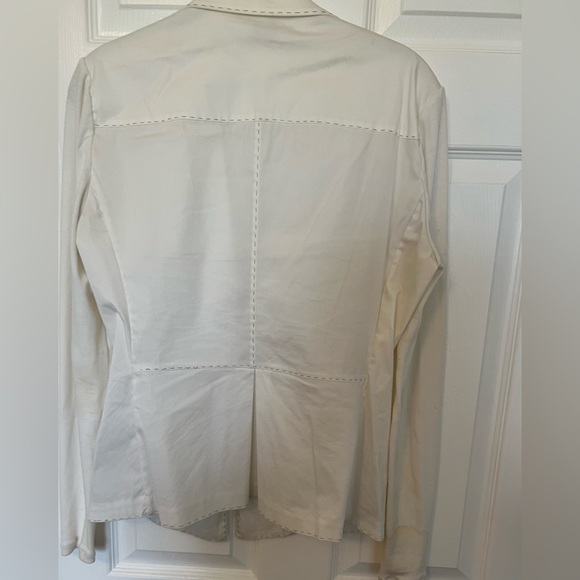 Stylish white blazer, good condition! - Picture 3 of 6